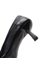 Women's Black Leather Low Heeled Shoes | Derimod