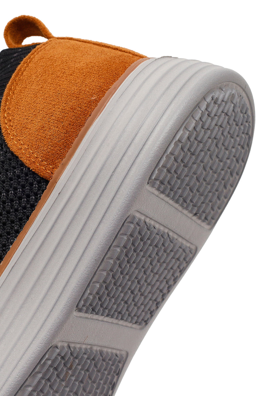 Derimod Zero Men's Black Thick Soled Fabric Sneaker