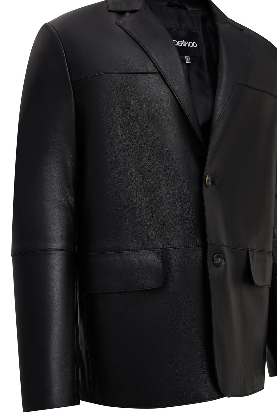 Rodrygo Men's Black Blazer Leather Jacket