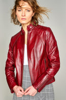 Fanny Women's Leather Jacket | Derimod