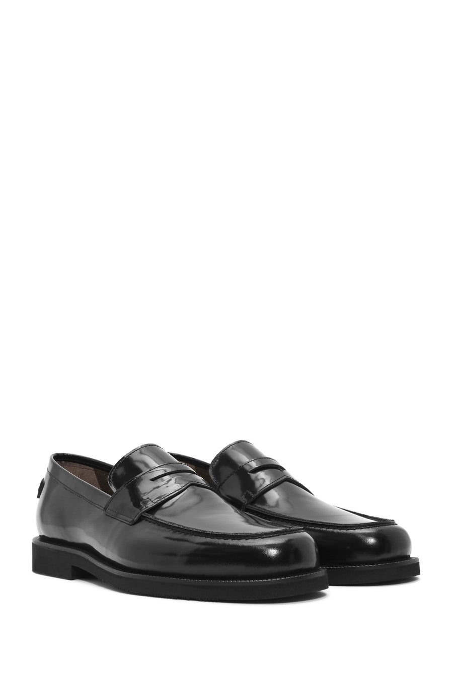 Men's Black Leather Classic Loafer