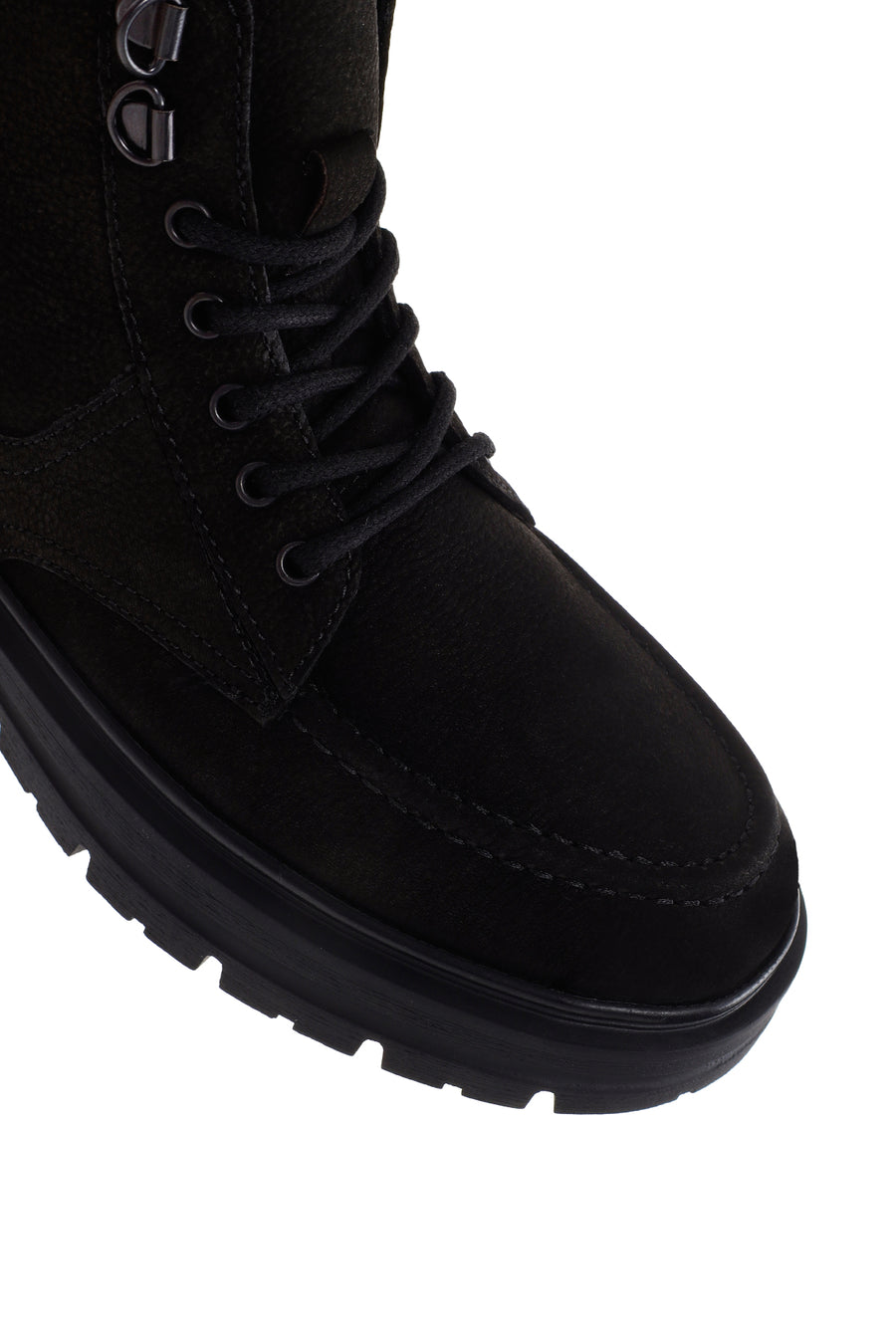 Men's Black Casual Nubuck Leather Boots