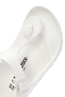 Birkenstock Women's White Flip Flops Gizeh Eva Slippers | Derimod