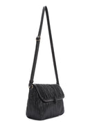 Women's Black Long Strap Crossbody Bag | Derimod