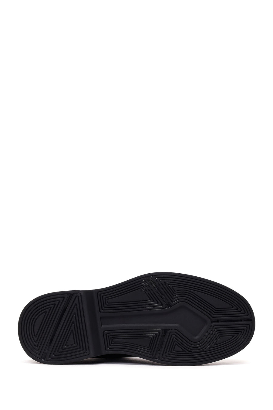 Male Black Lace-up Leather Casual Shoes