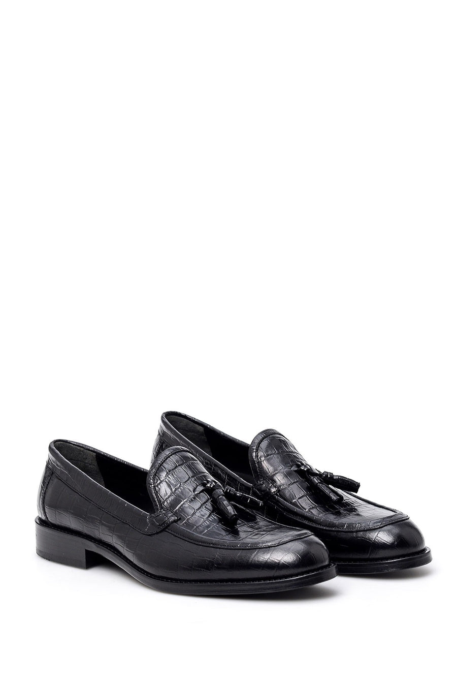 Men's Crocodile Patterned Leather Shoes