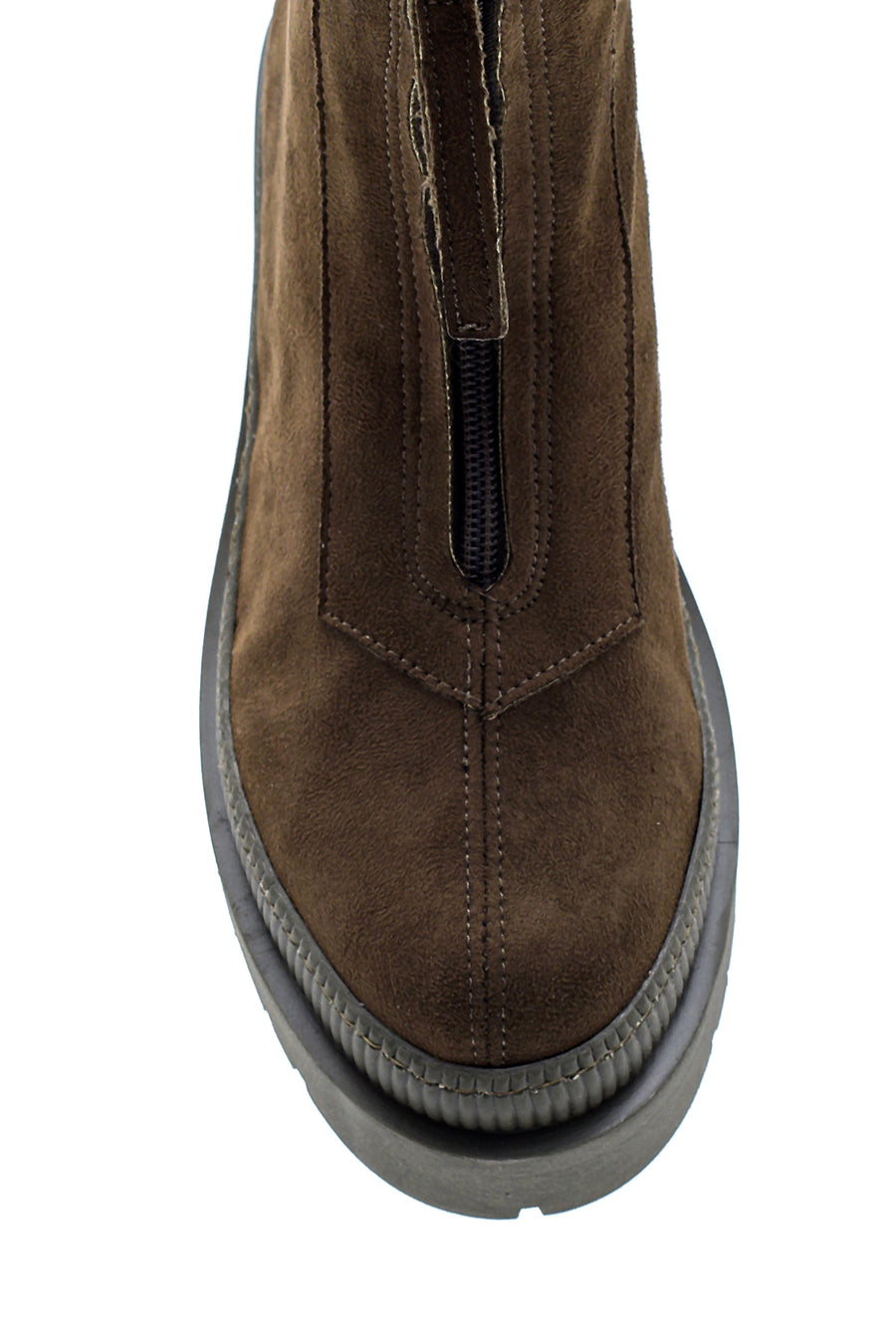 Women's Suede Zipper Boots