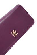 Women's Purple Strap Detailed Wallet | Derimod