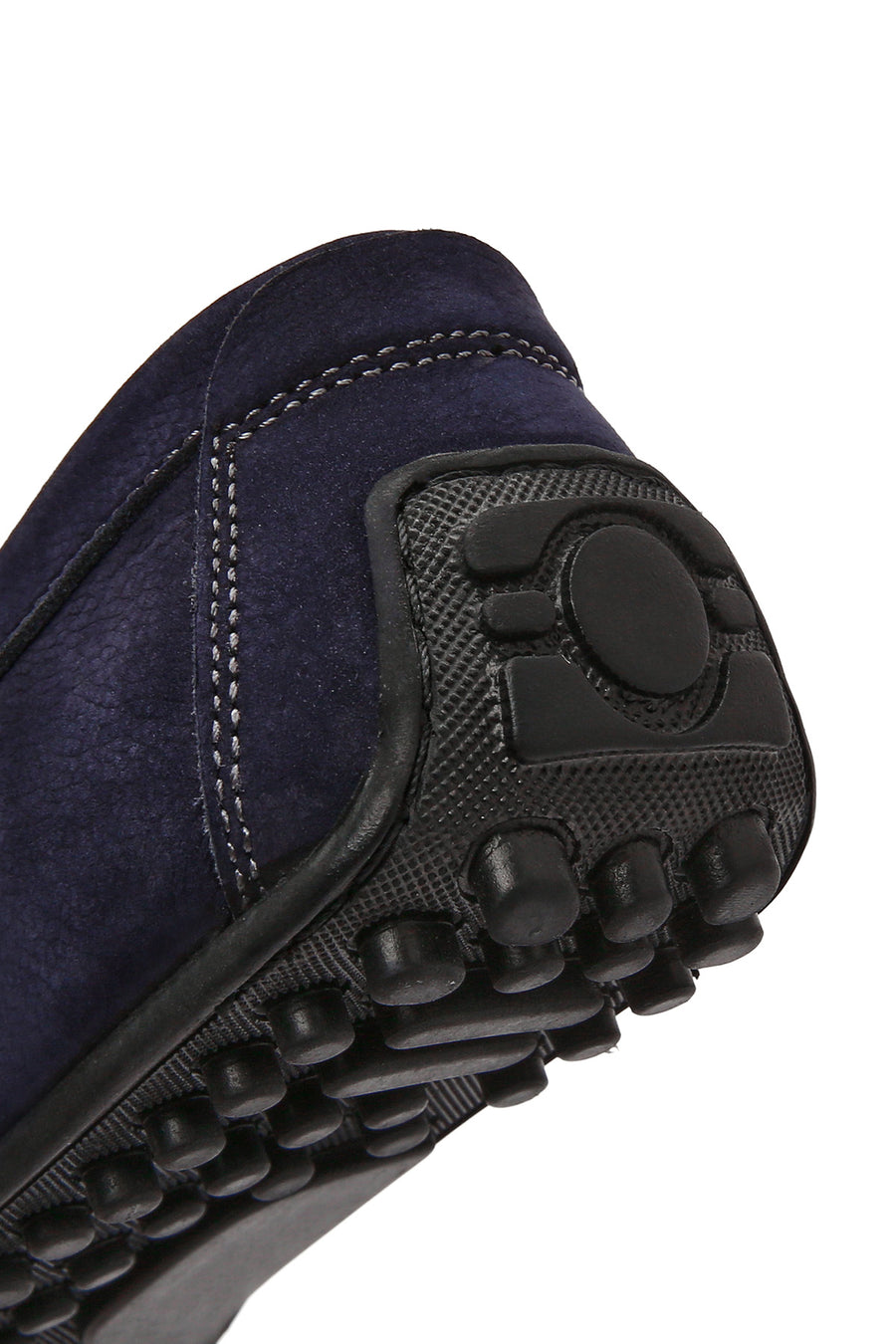 Men's Navy Blue Nubuck Leather Casual Loafer