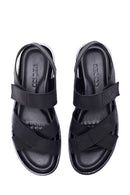 Men's Nubuck Leather Sandals | Derimod