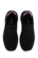 Women's Black Thick Soled Sneaker | Derimod