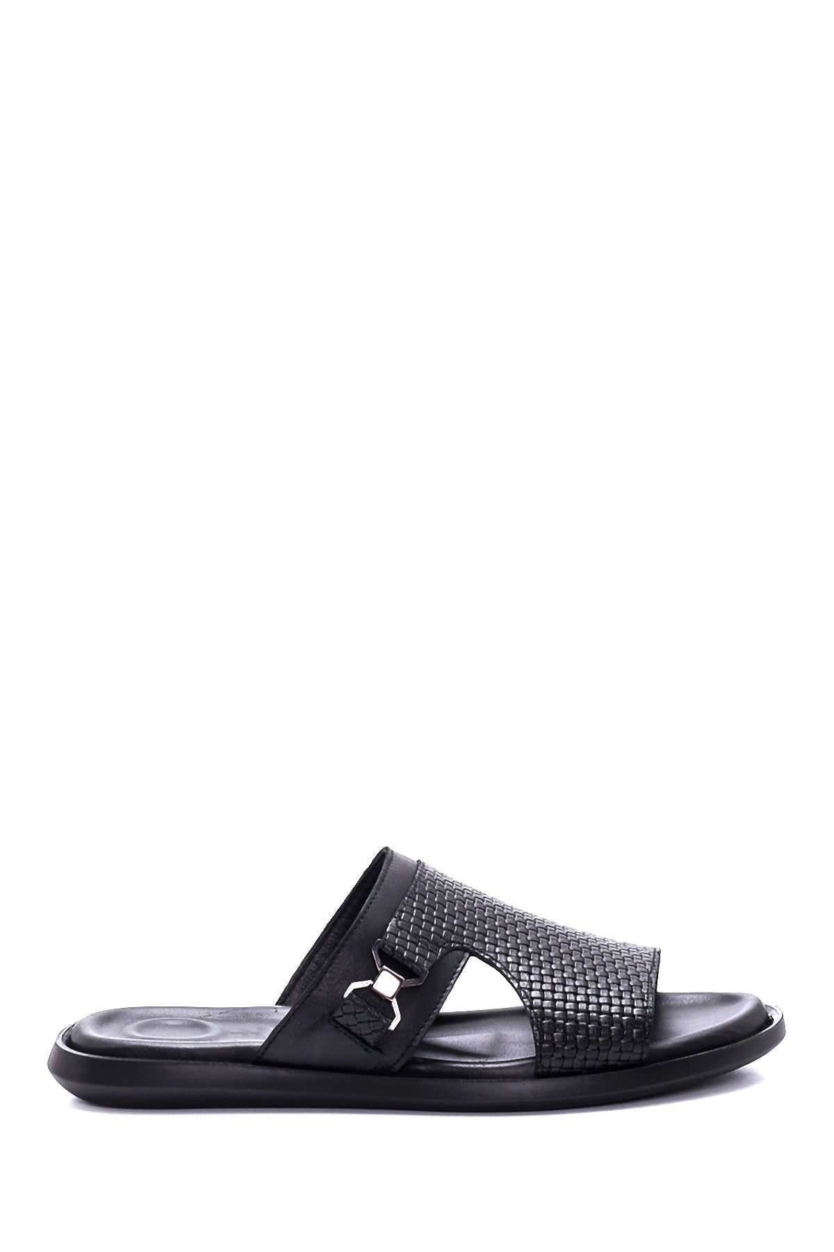 Men's Leather Printed Slippers 22SFD638126 | Derimod