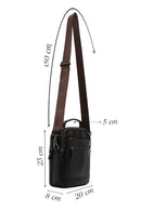 Men's Brown Messenger Bag | Derimod