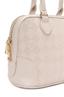 Women's Cream Faux Leather Crossbody Bag | Derimod