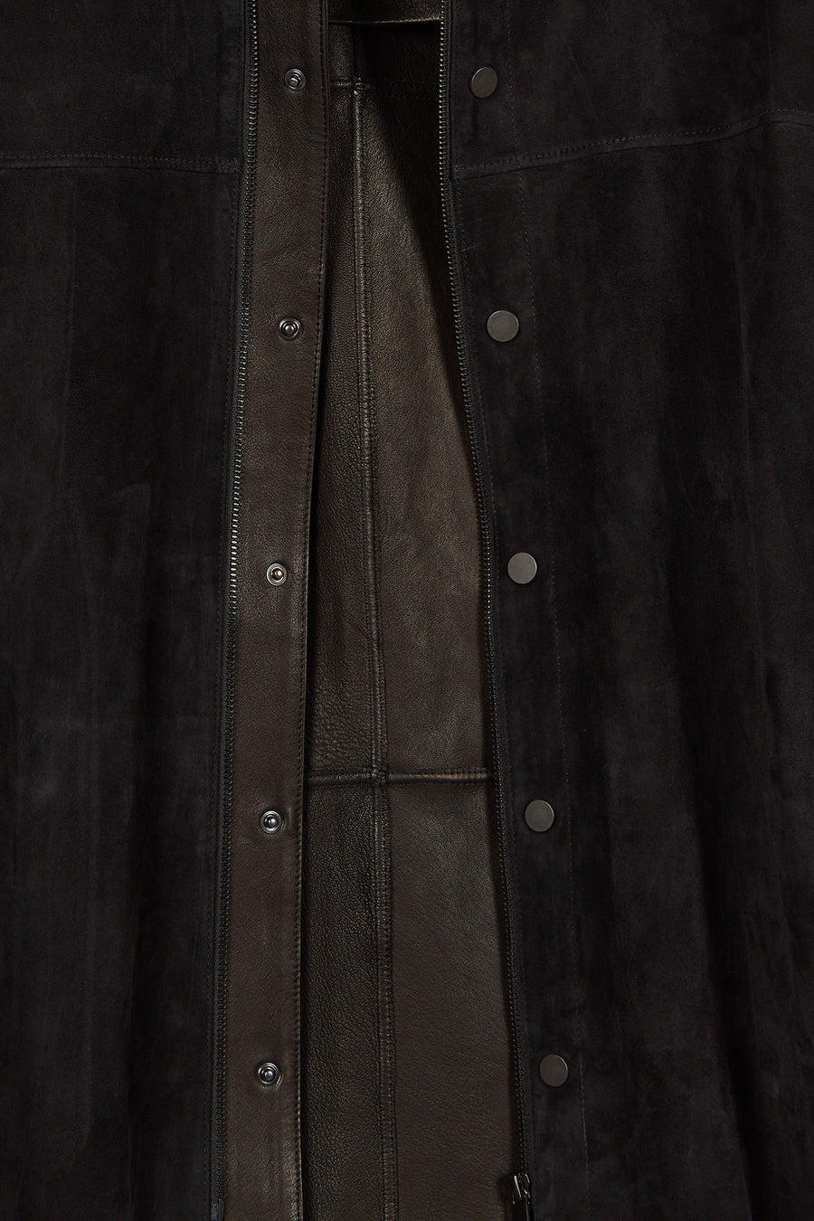 Olise Male Black Suede Jacket