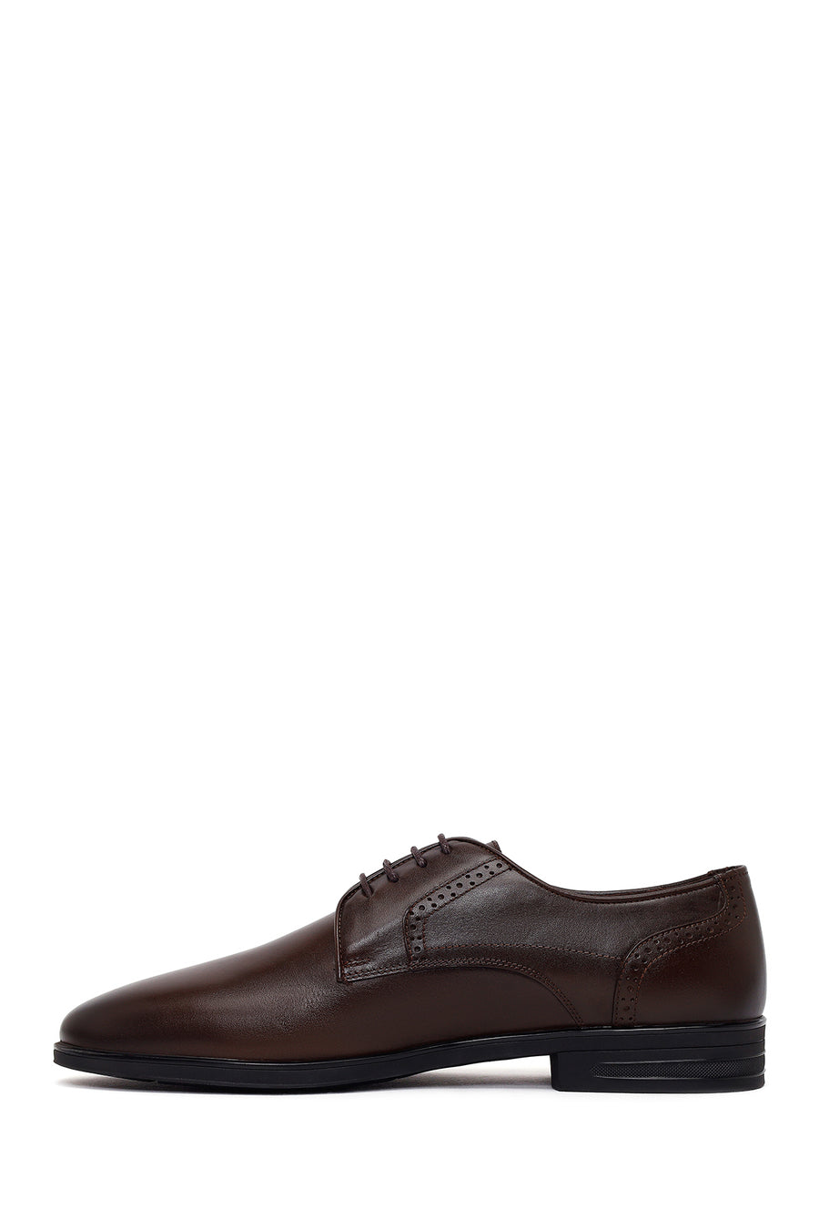 Male Brown Lace-Up Leather Casual Shoes