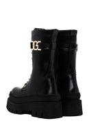 Women's Black Thick Soled Zippered Boots | Derimod