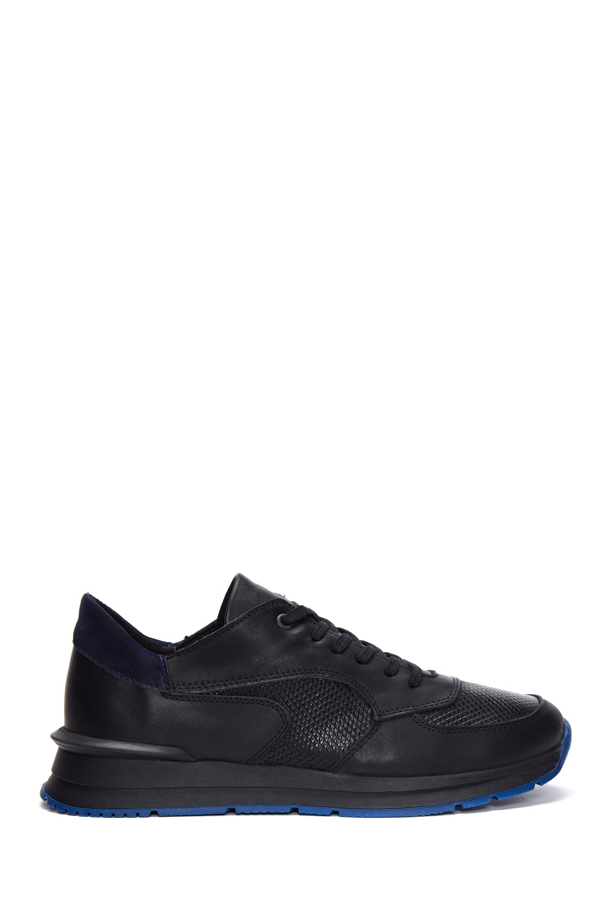 Men's Black Leather Sneaker 23WFD693514 | Derimod