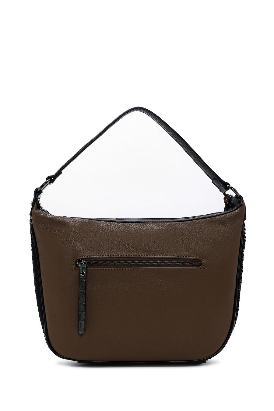 Women's Black Copper Long Strap Shoulder Bag