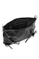 Women's Black Metal Detailed Shoulder Bag | Derimod