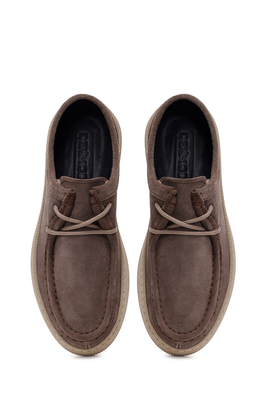 Male Mink Lace-Up Suede Casual Shoes