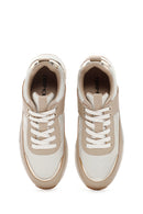 Women's Beige Thick Soled Sneaker | Derimod