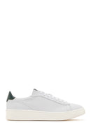 Men's White Thick Sole Lace Up Leather Sneaker | Derimod