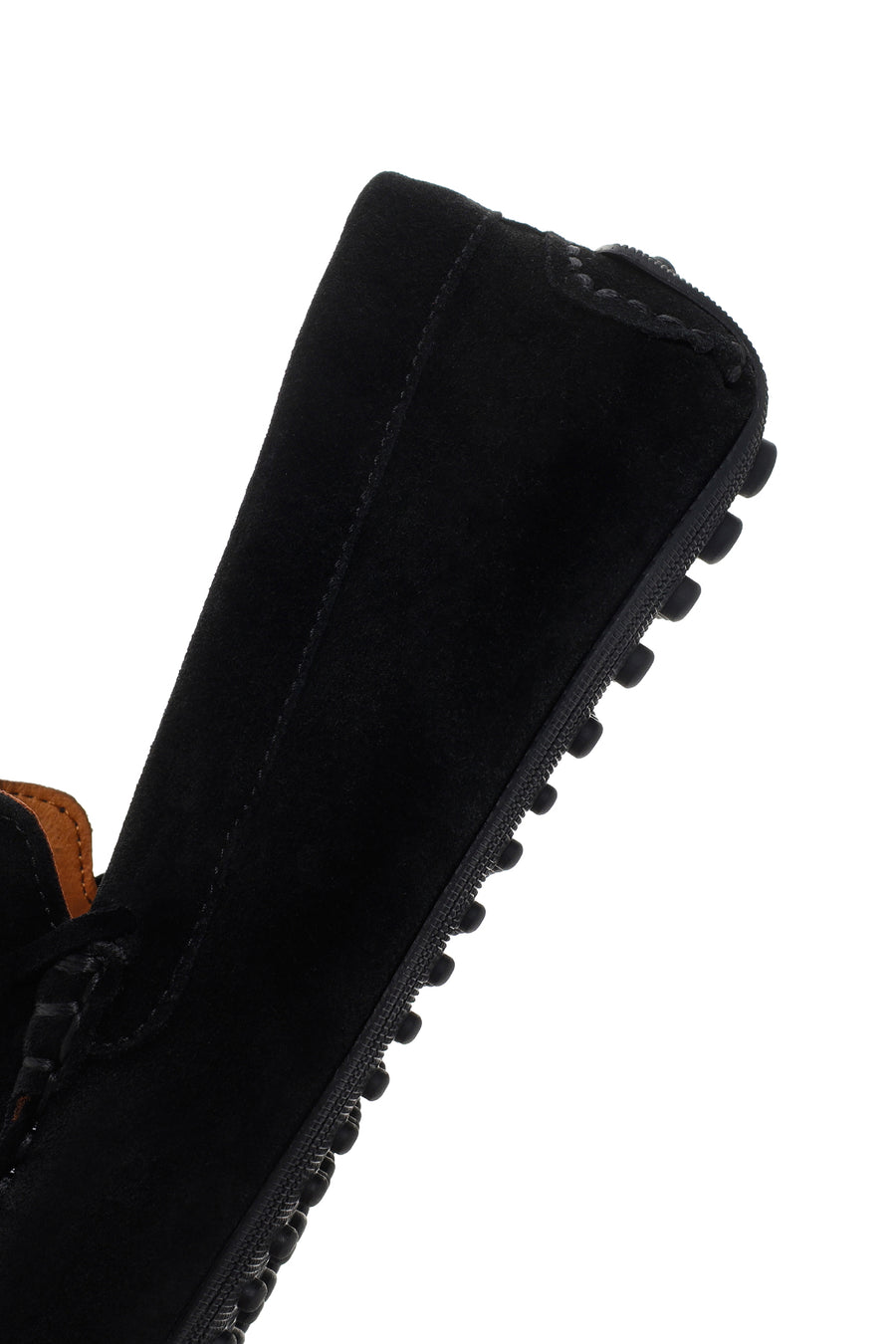 Men's Black Suede Leather Casual Loafer