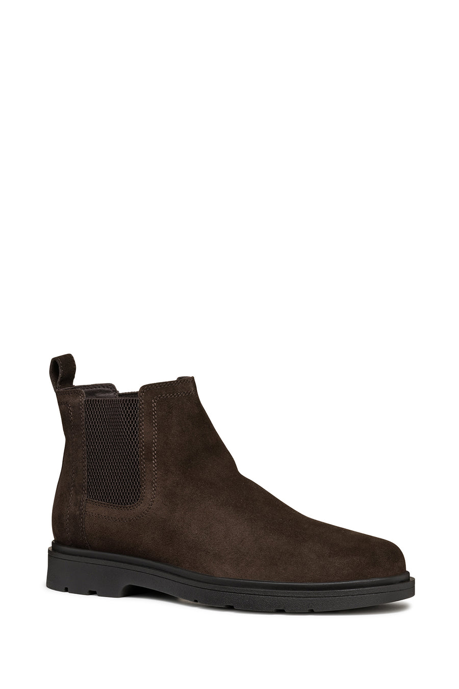 Geox Men's Brown Spherica Ec1 Suede Leather Chelsea Boots