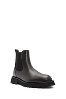Men's Black Leather Chelsea Boots | Derimod
