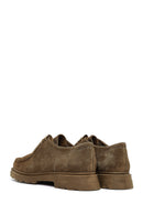 Woman Mink Lace-Up Suede Masculine Shoes | Derimod