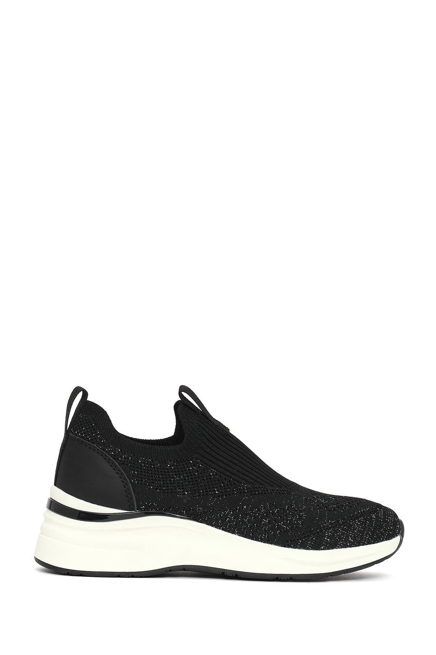 Derimod Zero Women's Black Thick Soled Fabric Sneaker 26PFE49576F | Derimod