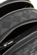 Women's Black Long Strap Printed Mini Handbag | Derimod