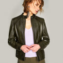 Janet Women's Leather Jacket | Derimod