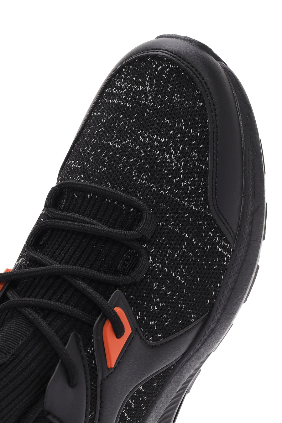 Derimod Zero Men's Black Lace Up Fabric Sneaker