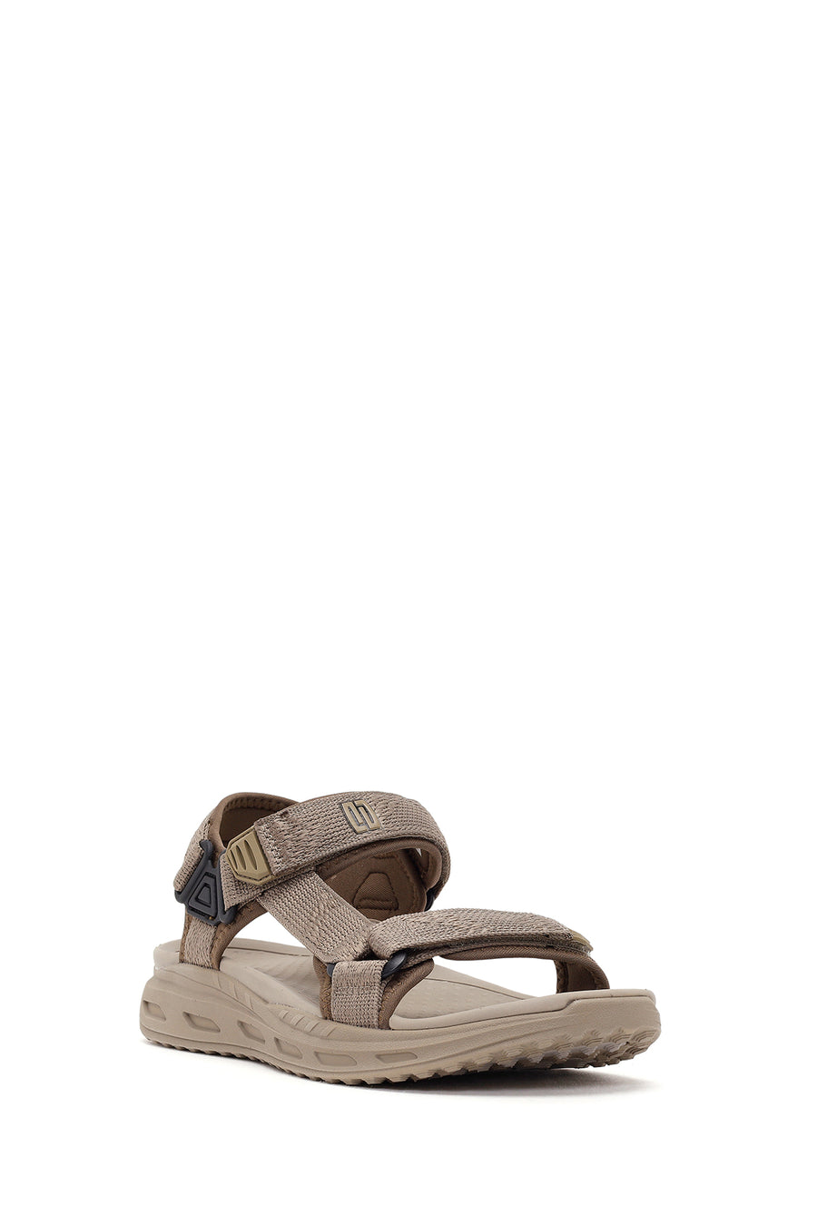 Derimod Zero Male Beige Strapped Fabric Sandals