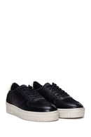 Kadın Siyah Deri Sneaker | Derimod