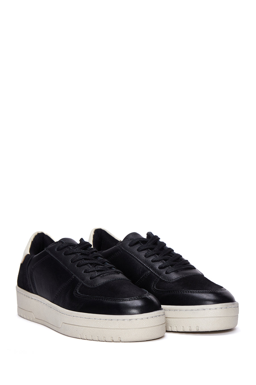 Kadın Siyah Deri Sneaker