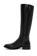 Women's Black Zippered Accessory Detailed Boots | Derimod