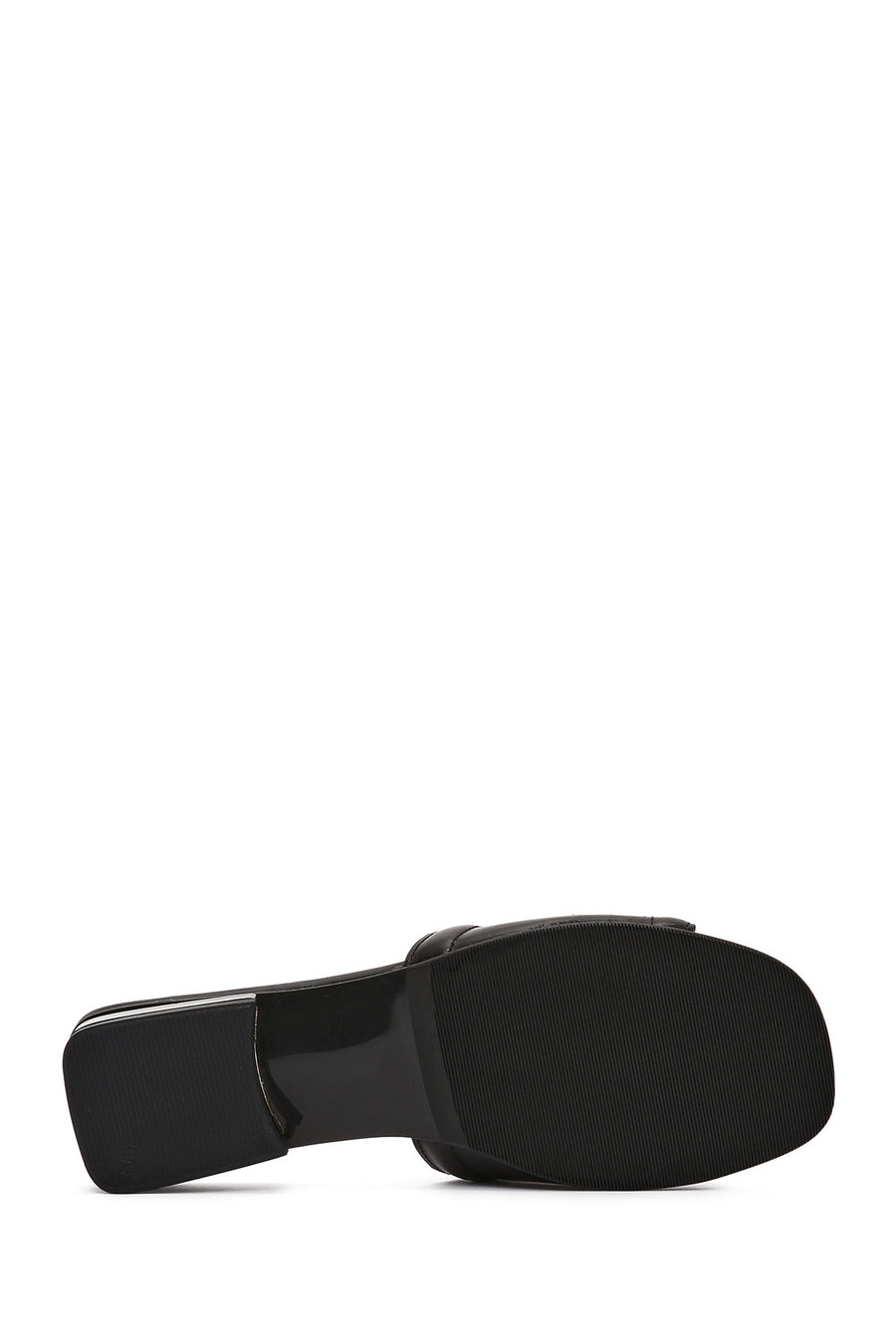 Women's Black Leather Slippers