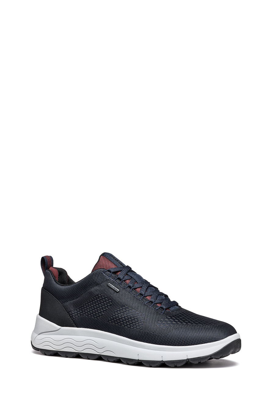 Geox Erkek Lacivert Spherica 4x4 Abx Bağcıklı Waterproof Deri Sneaker