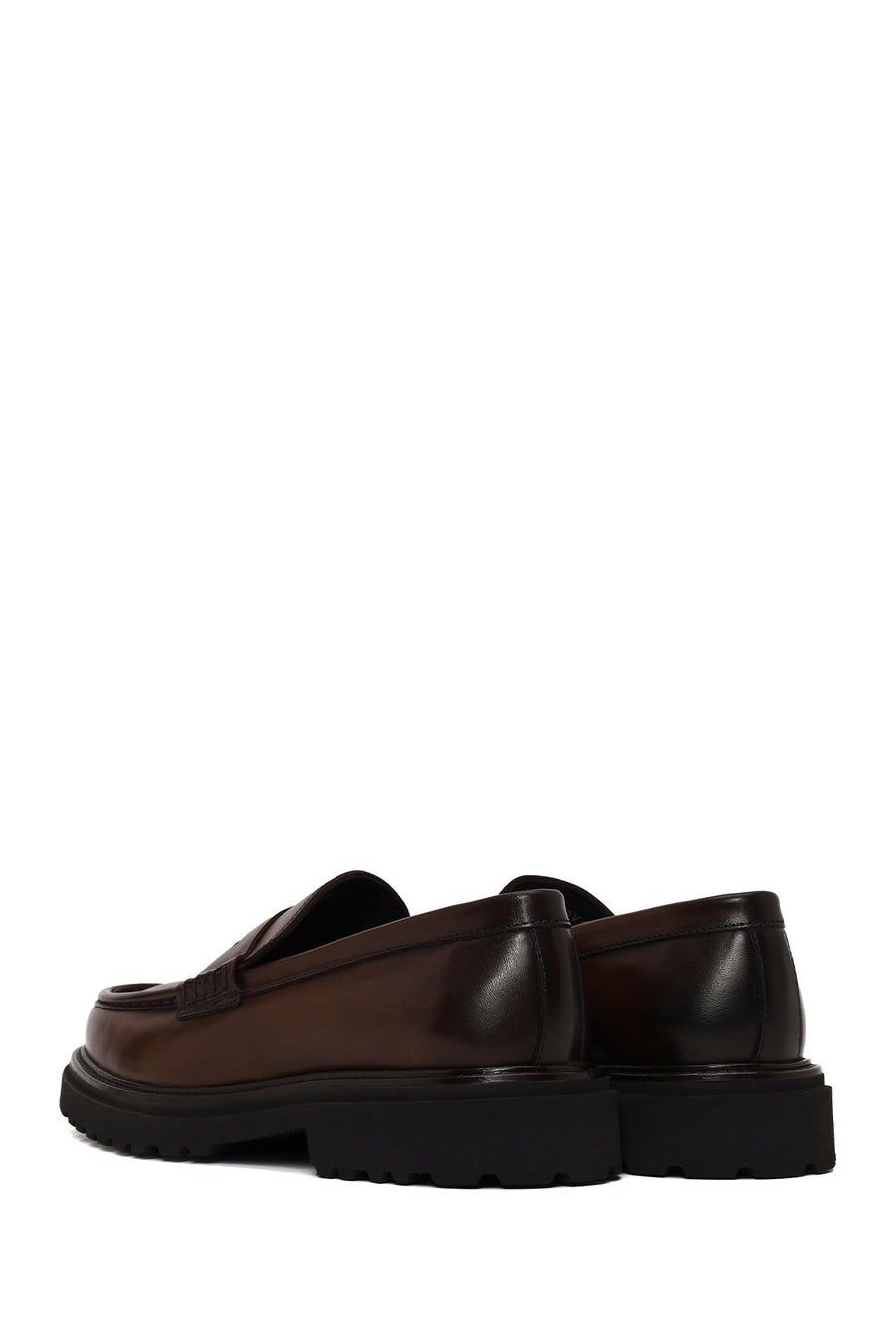 Male Brown Leather Casual Loafer