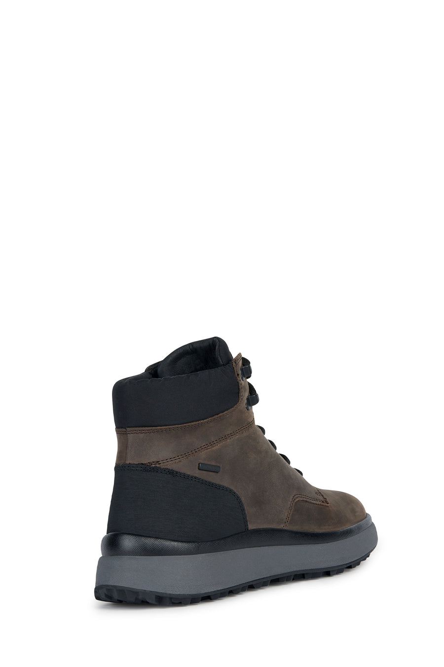 Geox Men's Brown Granito Nubuck Leather Casual Boots