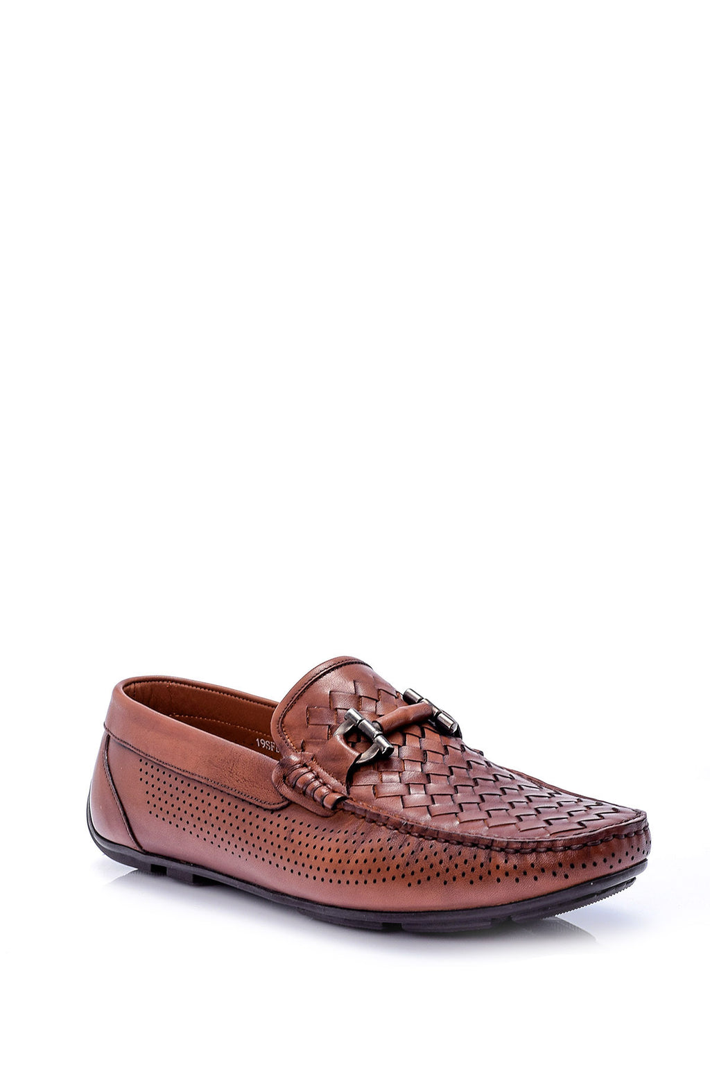 Erkek Tokalı Deri Loafer