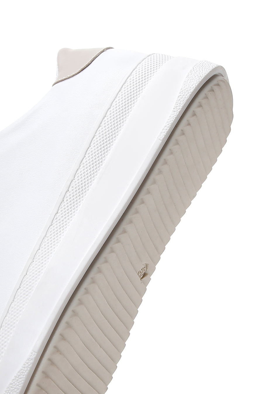 Women's White Lace-Up Sneaker