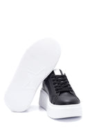 Kadın Siyah Deri Kalın Tabanlı Sneaker | Derimod