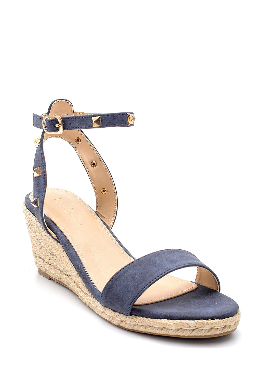 Women's Suede Wedge Heeled Sandals