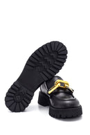 Kadın Deri Zincirli Loafer | Derimod