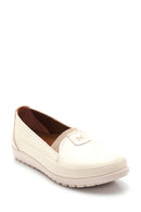 Kadın Bej Deri Comfort Loafer | Derimod