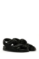 Women's Black Stone Sandals | Derimod